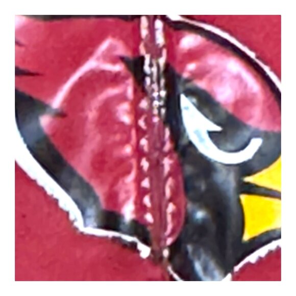 Arizona Cardinals Full Zip Logo Sweatshirt  NFL Team Apparel Hoodie XL Red READ - Picture 9 of 9